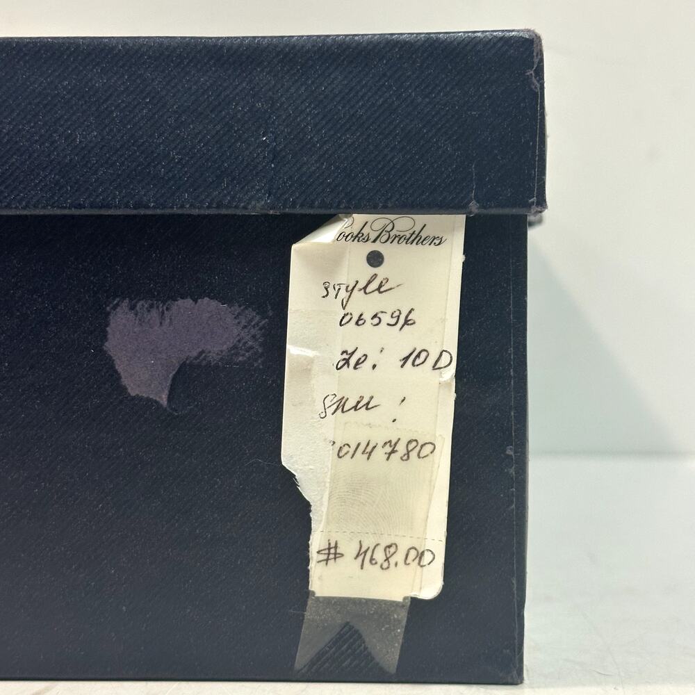 NEW HEELS Crockett & Jones x Brooks Brothers Split Toe Scotch Grain England 10 D - Picture 15 of 16